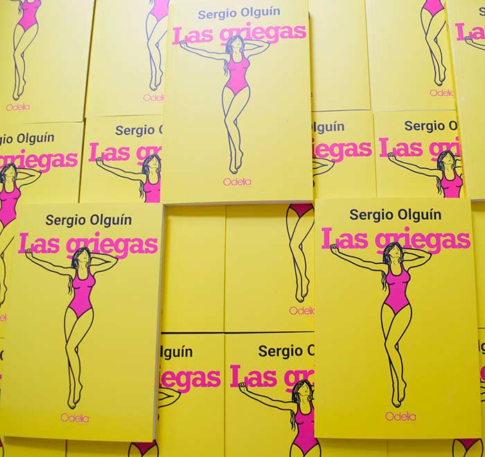 Portada de Las griegas de Sergio Olguín. Foto: Che.Ca Diseño Portada de Las griegas de Sergio Olguín. Foto: Che.Ca Diseño